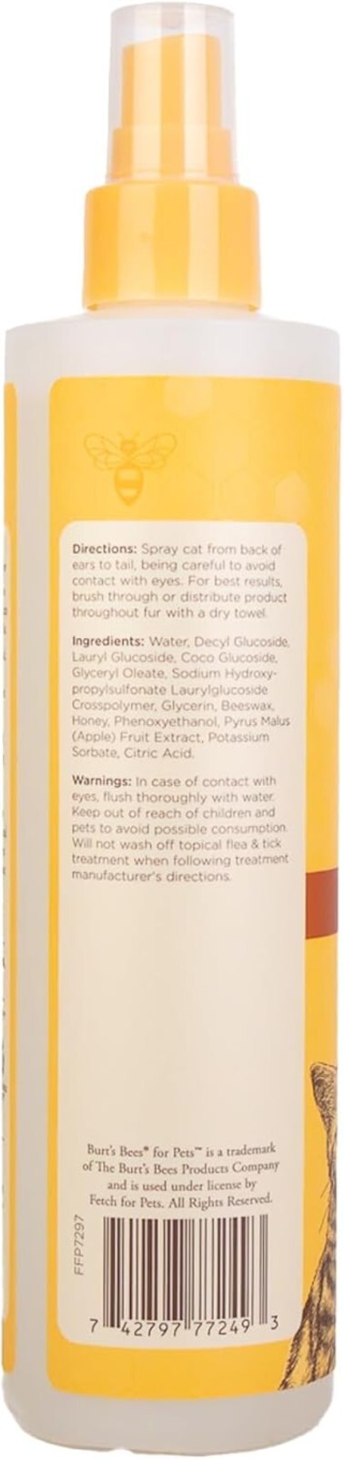 Cruelty-Free 6pk Waterless Cat Grooming Spray - Nourishing with Shea Butter