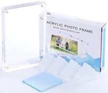 Load image into Gallery viewer, Elegant 6x8 Inch Acrylic Picture Frame Set - Double-Sided &amp; Freestanding Display
