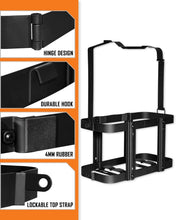 Load image into Gallery viewer, Rust-Resistant Steel Jerry Can Mounts - 5 Gallon Holder with Lockable Strap