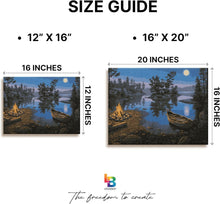 Load image into Gallery viewer, Complete Paint by Numbers Set for Adults - Framed Canvas Art with Quality Tools