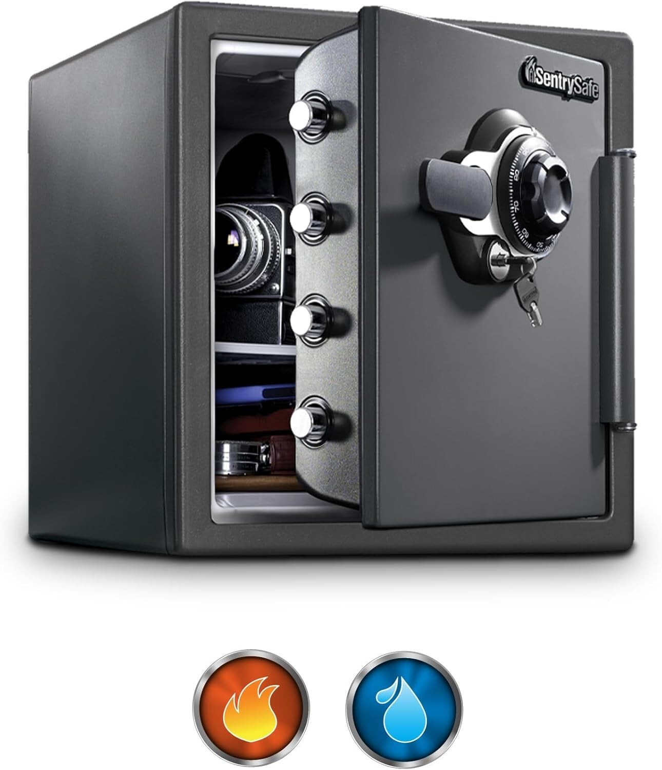 Advanced Combination Lock Safe - Fireproof & Waterproof - 34.8L Storage Capacity
