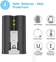 Load image into Gallery viewer, Compact Charging Station with 2 Lithium-Ion Batteries Compatible with Ring 2 &amp; 3