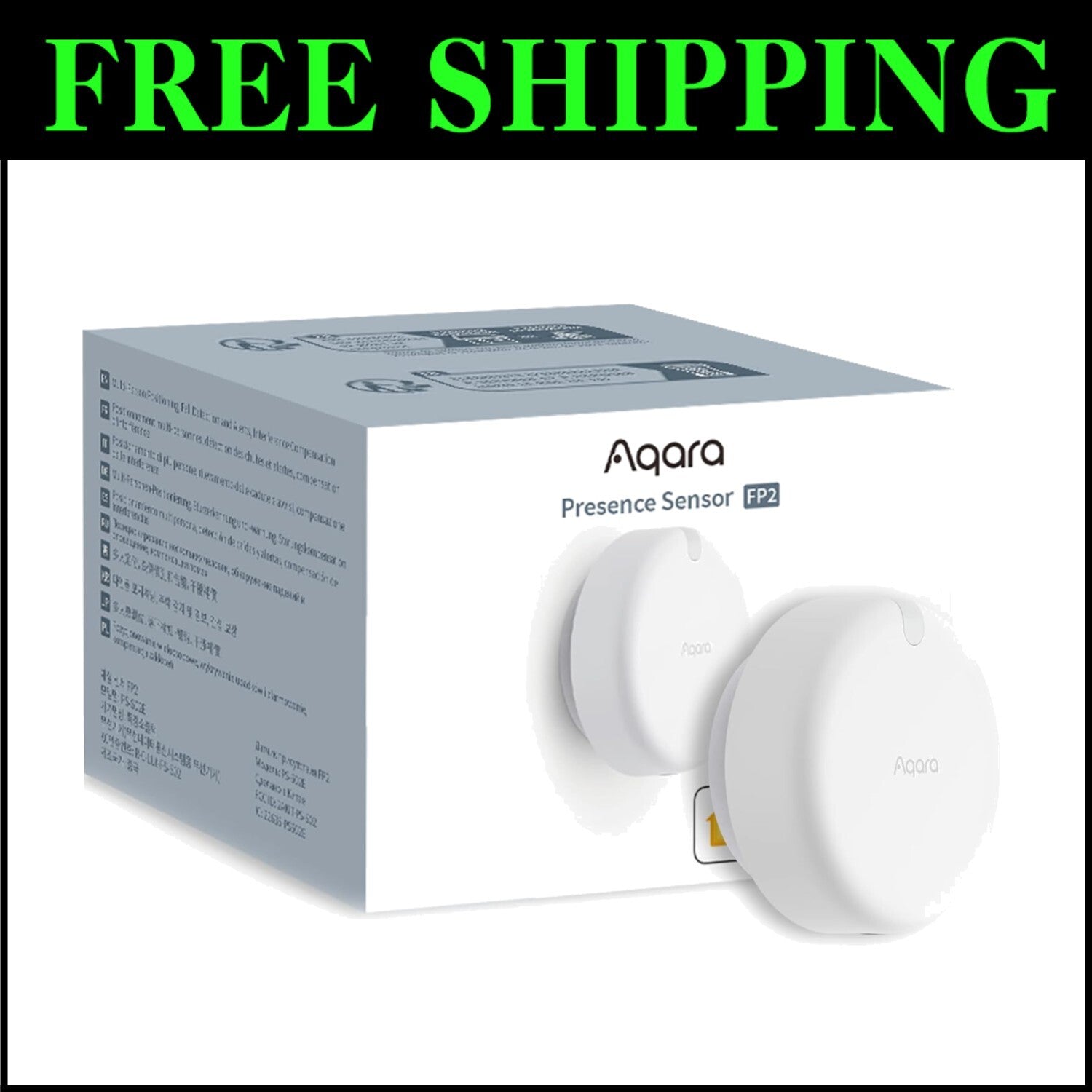 Presence Sensor FP2: Wired Motion Detection with HomeKit, Alexa & Google Support