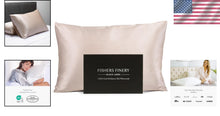 Load image into Gallery viewer, Ultra-Soft King Size Mulberry Silk Pillowcase - Wrinkle Resistant &amp; Breathable