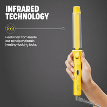 Load image into Gallery viewer, Ceramic Rotating Curling Iron with Ionic &amp; Infrared Technology for Lustrous Hair