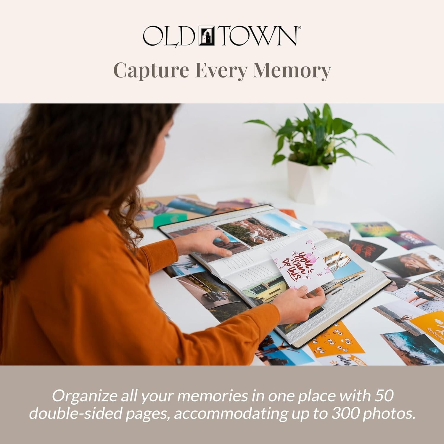 Classic Bonded Leather Photo Albums - 2-Pack, 9.5x13 Inches for 300 Photos