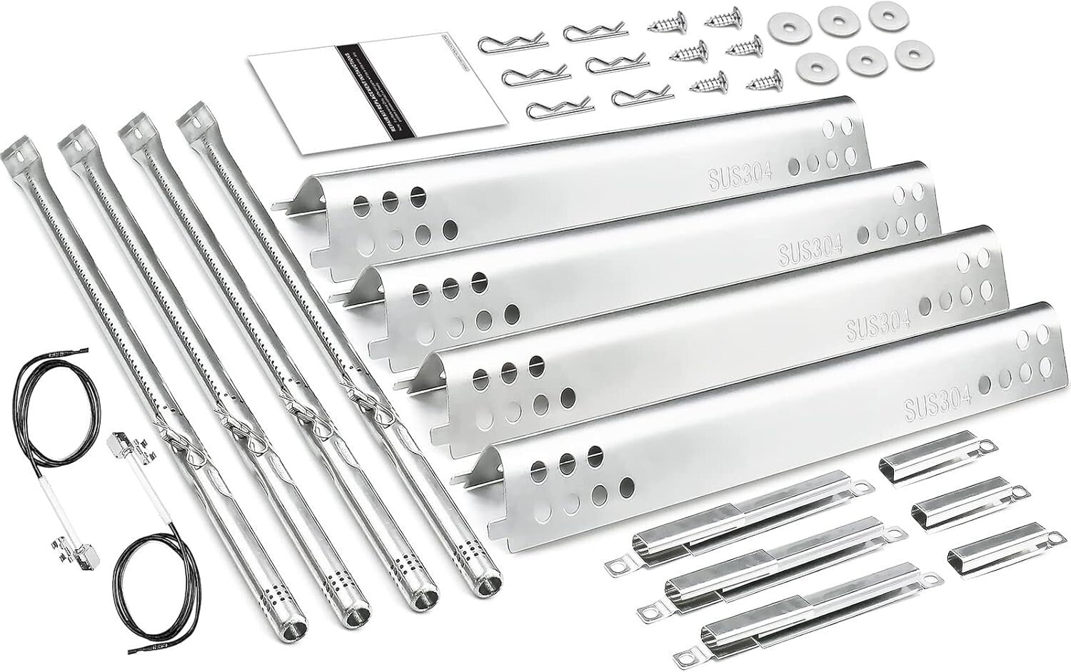 Cost-Effective 4-Pack Charbroil Grill Parts - Heat Plates, Burners & Accessories