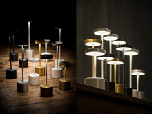 Load image into Gallery viewer, Elegant Gold Dimming LED Table Lamp – 5000mAh Rechargeable &amp; Portable Design