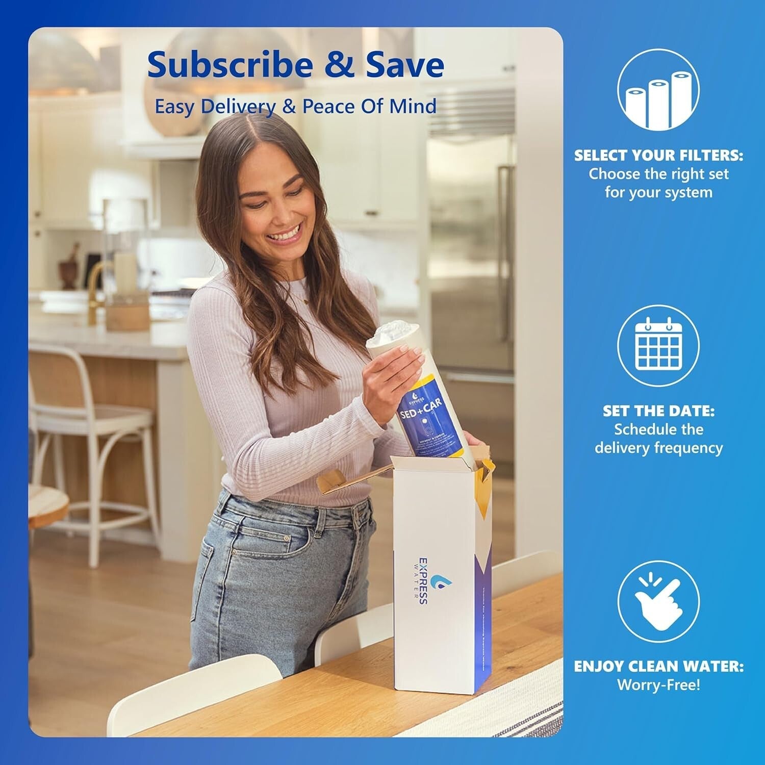 Compact RO Water Filtration System with UV & Alkaline Technology - 4 Gallon Tank