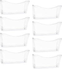 Load image into Gallery viewer, Efficient 8 Pocket Wall File Organizer - Clear Plastic for School, Home &amp; Office