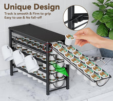Load image into Gallery viewer, Metal Coffee Capsule Storage Drawer for 70 Pods - Space-Saving Counter Solution