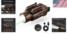 Load image into Gallery viewer, High Brightness 2250 Lumen Gun Light &amp; Green Laser Combo - All-Weather Ready