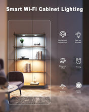 Load image into Gallery viewer, 4-Pack Under Cabinet Smart Puck Lights - Adjustable Colors &amp; Remote Control