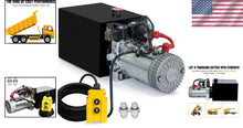 Load image into Gallery viewer, Powerful 12V Dump Trailer Hydraulic Pump with 8 Quart Capacity &amp; Remote Control