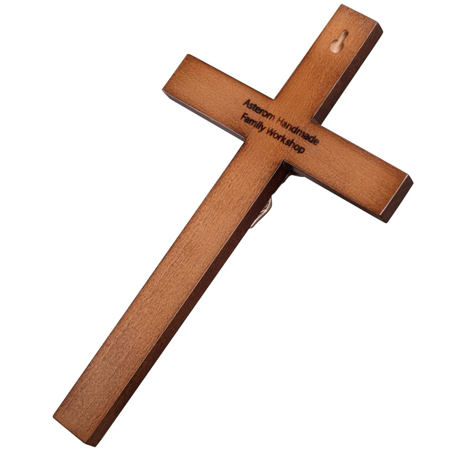 Durable 12" St Benedict Catholic Wall Cross - Timeless Design with Bracelet