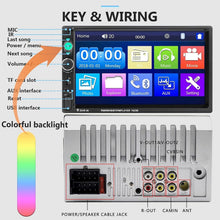 Load image into Gallery viewer, Upgrade Your Ride: Double Din 7-Inch Stereo with Touch Screen &amp; Rear Camera