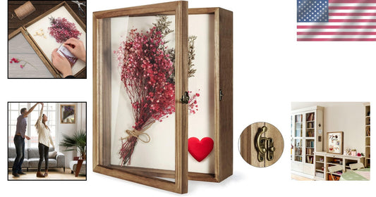 Durable 13 x 16 Shadow Box with Hinged Door - Showcase Your Treasured Keepsakes