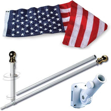 Load image into Gallery viewer, Durable 3x5 NYLON American Flag with Tangle-Free 5' Flag Pole - All Occasion Kit