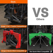 Load image into Gallery viewer, Lightweight 2-Inch Receiver for 3 Point Hitch - Easy Install Tractor Connector