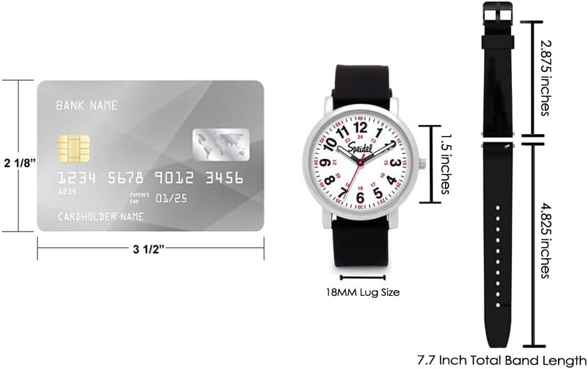 Essential Scrub Watch for Nursing Students - Stylish, Waterproof & Easy to Read