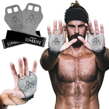 Load image into Gallery viewer, Premium 2 Finger Vegan Hand Grips for Gymnastics &amp; Cross Training - X-Large