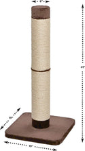 Load image into Gallery viewer, Durable Sisal Cat Scratching Post 41 Inches Tall – Perfect for Large Breeds