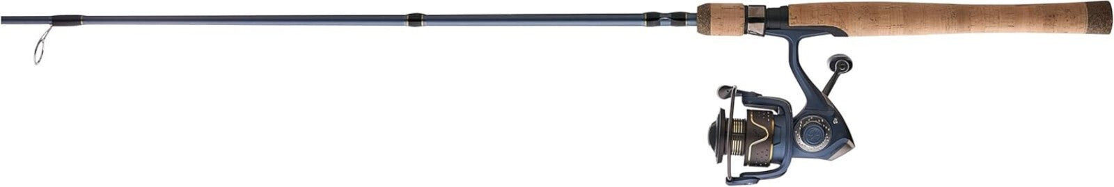 Deluxe President Fishing Rod and Reel Combo - 6'6" Medium Power for Bass Fishing