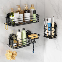 Load image into Gallery viewer, Fast-Drain 22lb Capacity Shower Caddy - Rustproof Suction Cup Storage Solution