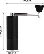 Load image into Gallery viewer, Durable Hand Coffee Grinder with Foldable Handle - Ideal for Camping &amp; Outdoors