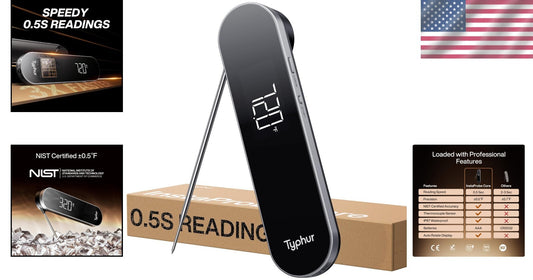 Precision Cooking with InstaProbe Core - 0.5 Sec Instant Read, NSF Certified