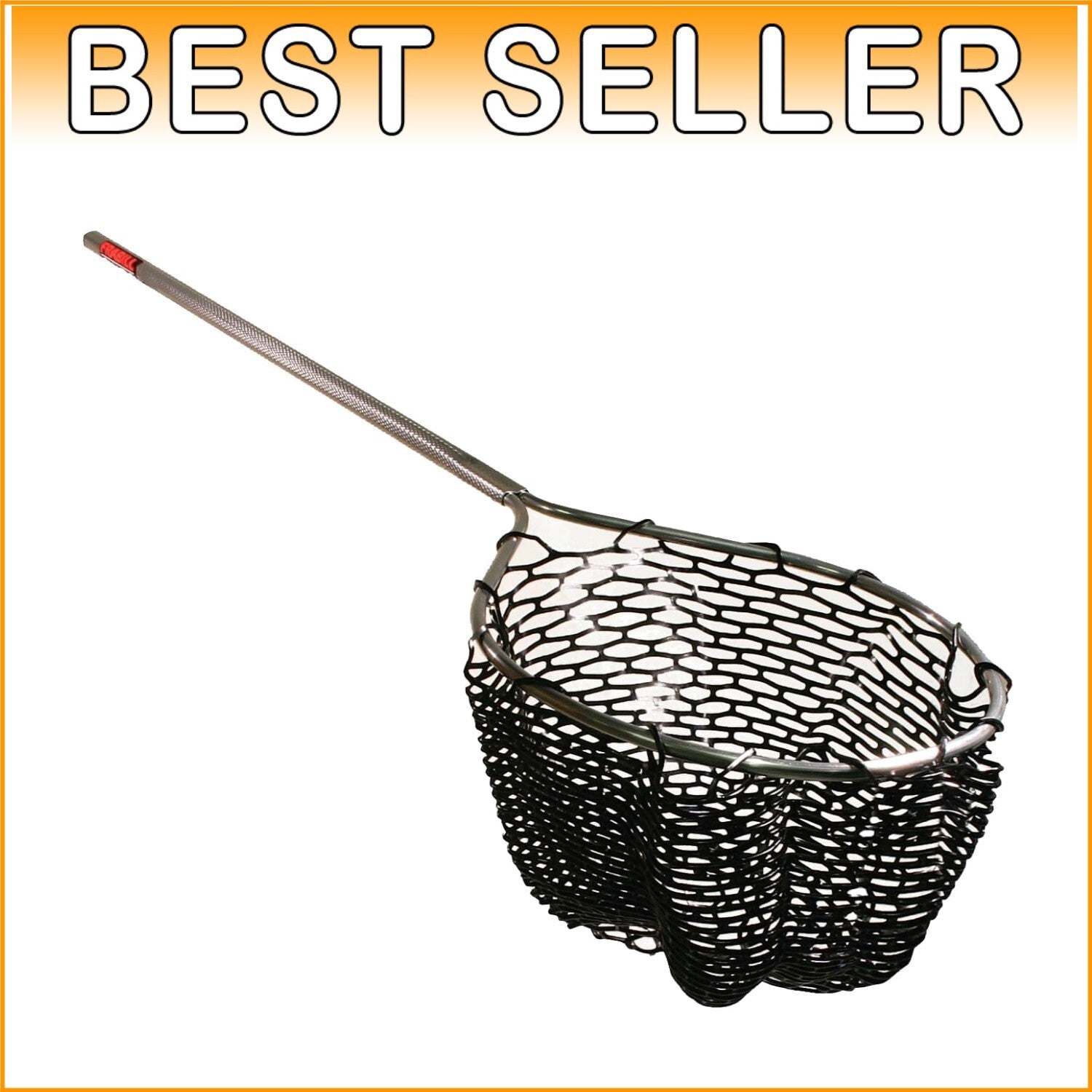 Professional Fishing Net with Telescoping Handle - 17"x19" Fish-Friendly Design