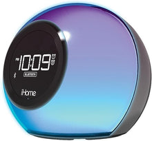 Load image into Gallery viewer, Stylish Dual Alarm Clock Radio with Bluetooth Speaker and Mood Light - Portable
