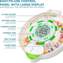 Load image into Gallery viewer, User-Friendly Pill Dispenser with 28-Day Capacity &amp; Adjustable Alert Settings