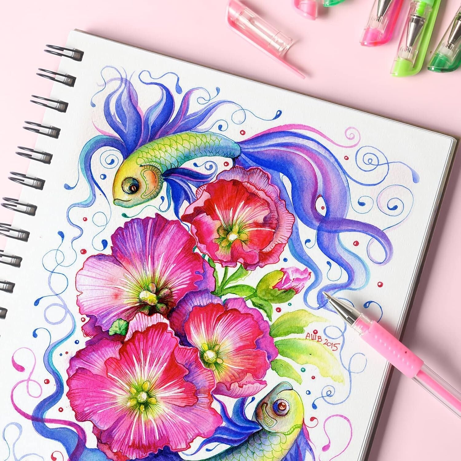 Ultimate 312 Count Glitter Gel Pens with 40% More Ink - Ideal Art Supplies