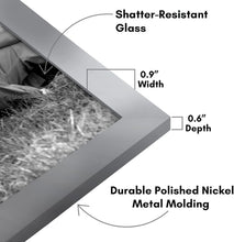 Load image into Gallery viewer, Stylish Silver Picture Frame Set - Includes 2 Large, 4 Medium &amp; 4 Small Frames