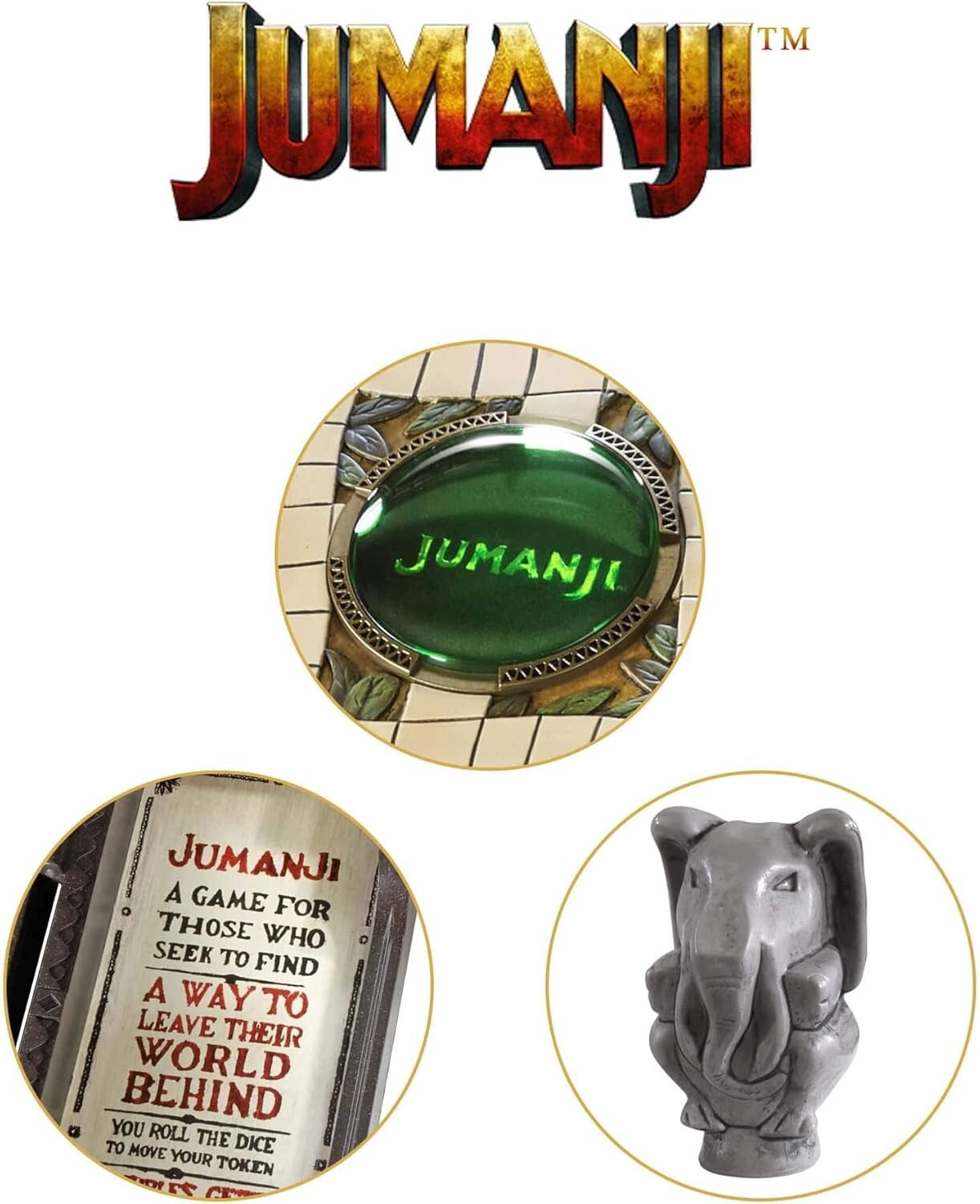 Full-Size Jumanji Board Game Replica – Officially Licensed Collectible