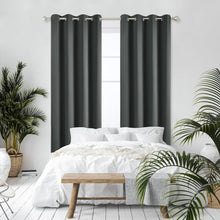 Load image into Gallery viewer, Elegant Blackout Grommet Curtains - Thermal Insulated &amp; Noise-Reducing, Set of 2