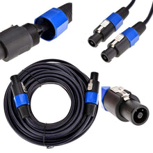 Load image into Gallery viewer, High-Performance 50 ft Speaker Cables - 2-Pack with Twist Lock Features