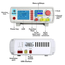 Load image into Gallery viewer, Lightweight 15MHz DDS Signal Generator and Frequency Meter for Electronics Test