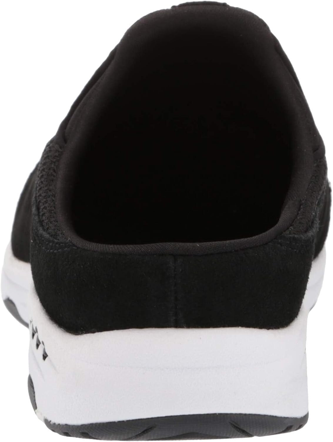 Orthotic-Friendly Women's Black Suede Slip-On Mules for All-Day Comfort