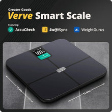 Load image into Gallery viewer, Smart Digital Bathroom Scale with Bluetooth &amp; 440lb Capacity for Family Wellness