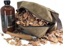 Load image into Gallery viewer, Versatile Unisex Waxed Canvas Dopp Kit with Leather Handle for All Essentials