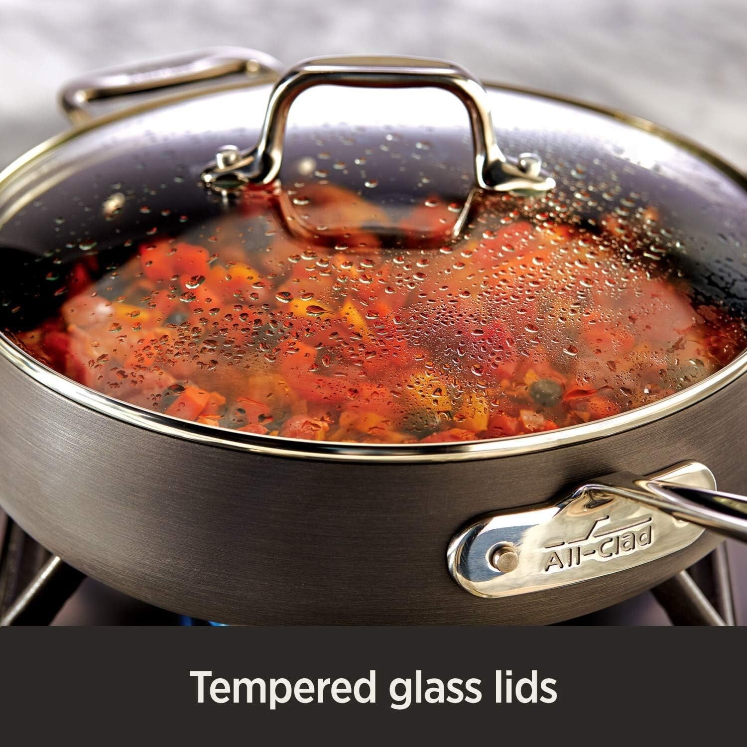 Elevate Cooking with HA1 Glass Lids for 10 & 12 Inch Fry Pans - Dishwasher Safe