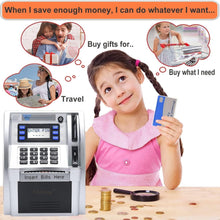 Load image into Gallery viewer, Kid-Friendly ATM Savings Bank with Debit Card &amp; Memory Function for Smart Saving