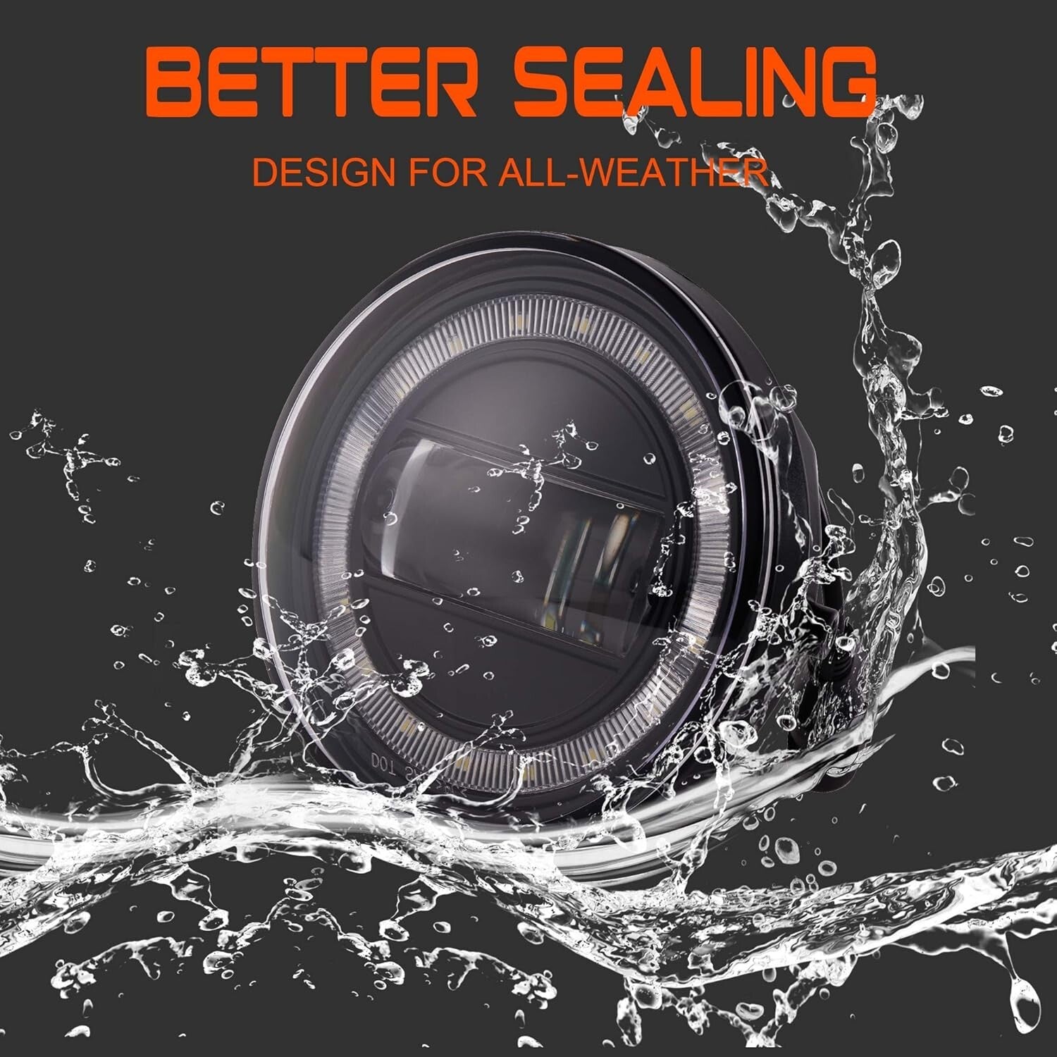 Bright LED Fog Light Assembly for Toyota Models 2004-2012 - Improved Visibility