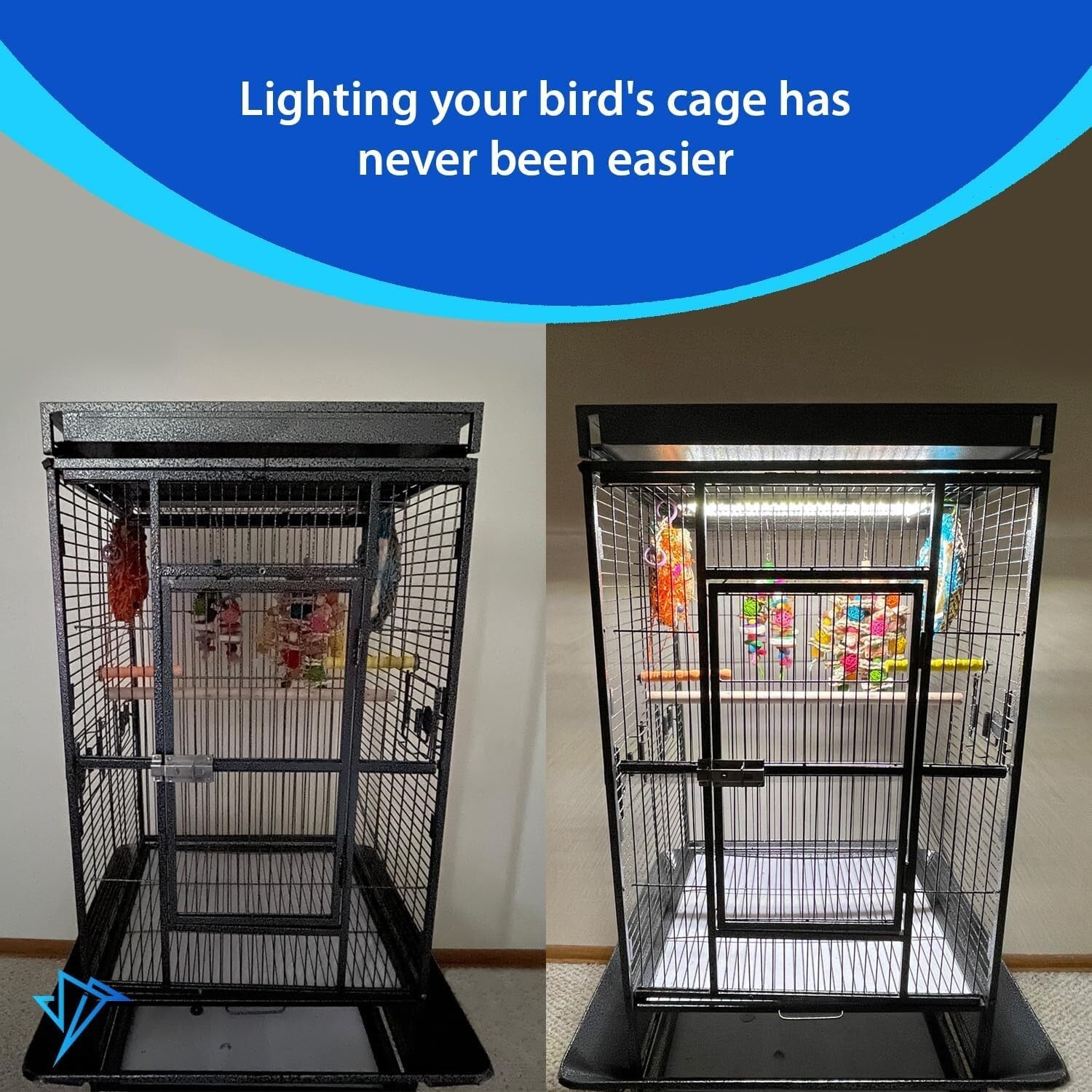 Veterinary Approved Bird Cage Light - Simulates Natural Light for Healthier Pets