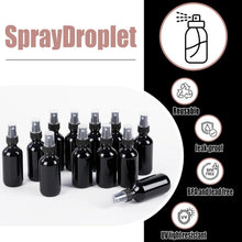 Load image into Gallery viewer, Portable 2 oz Glass Sprayers - Durable Mist Bottles for Essential Oils &amp; Travel