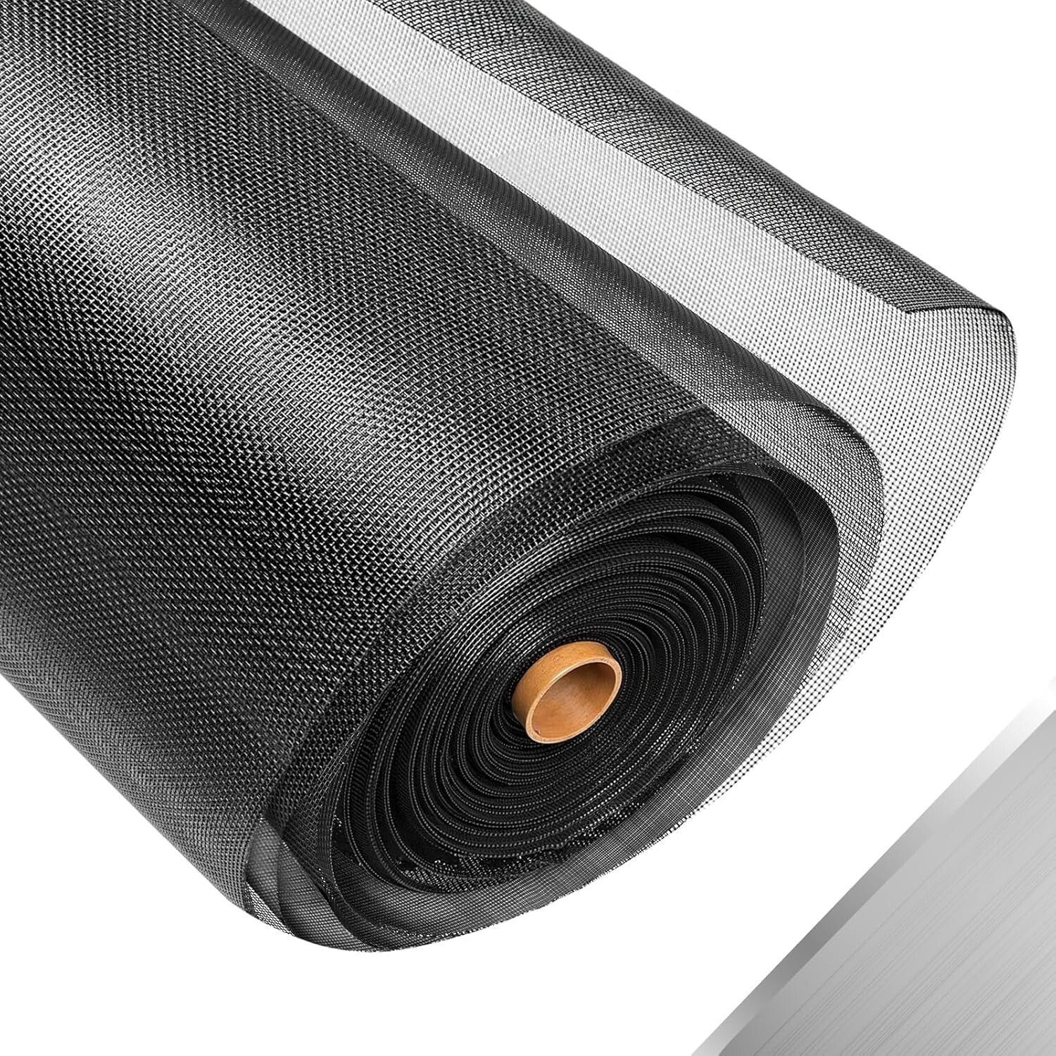 High Visibility Black Metal Screen Roll, 47” x 16FT – Ideal for Windows & Doors