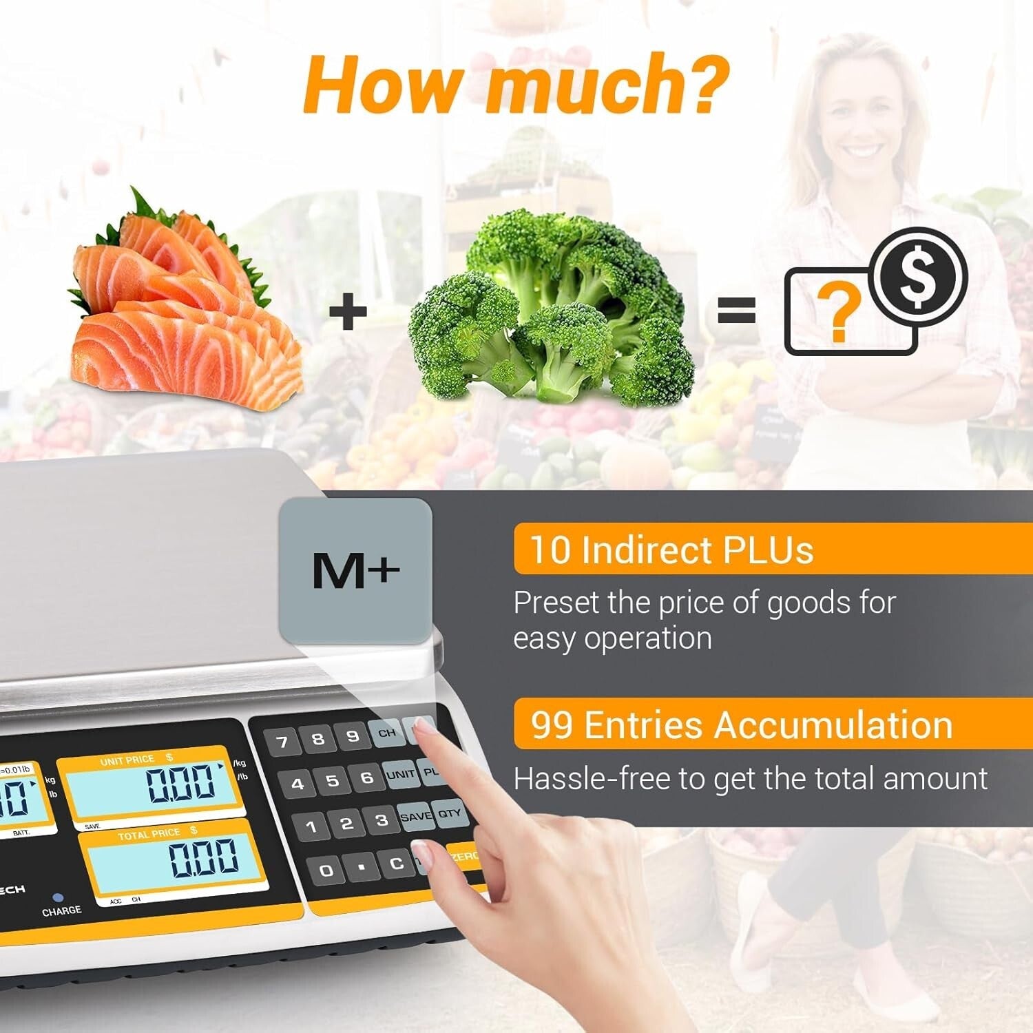 60lb Rechargeable Price Computation Scale for Deli & Market Use - NTEP Approved