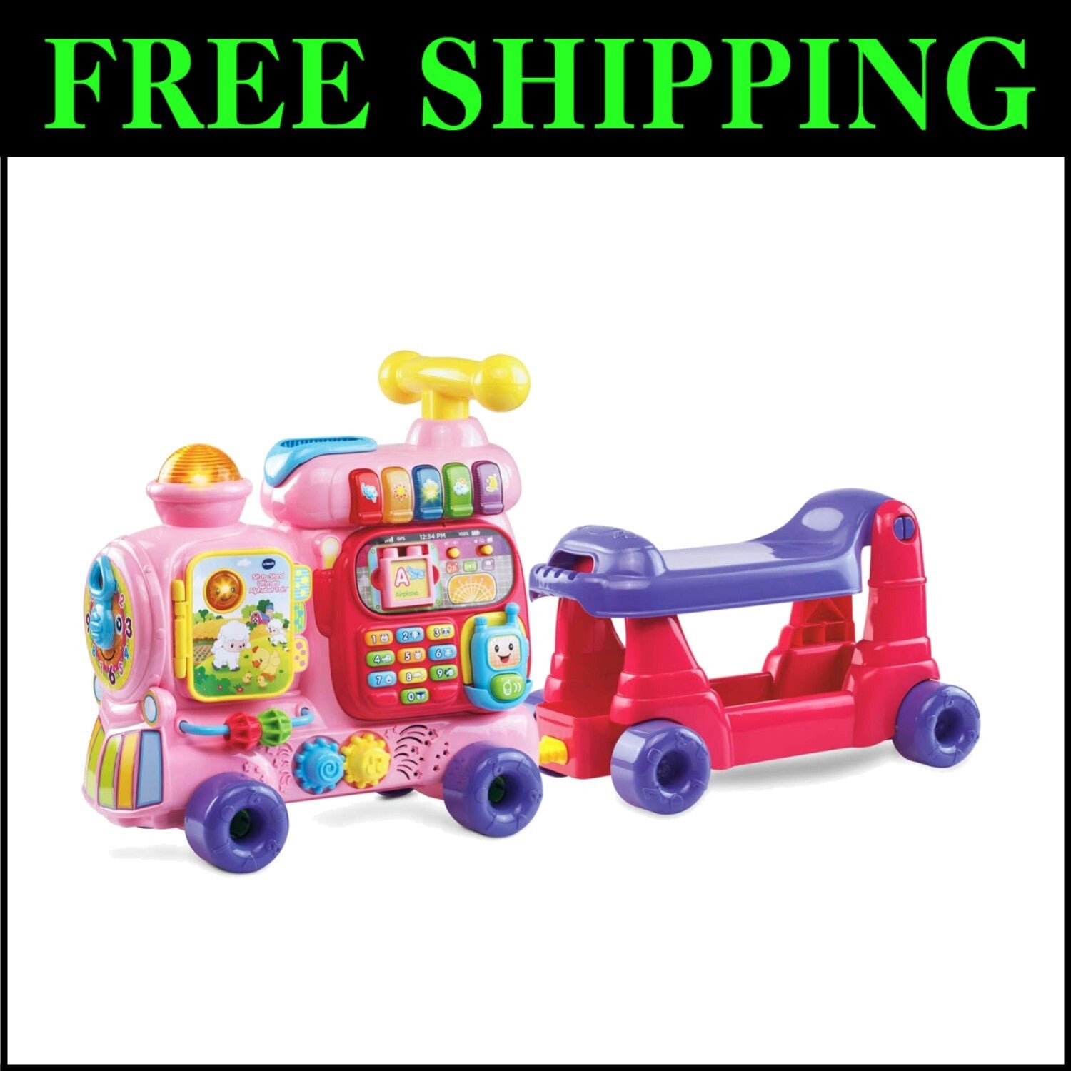 Ultimate Alphabet Learning Train with Activities & Role-Play Fun for Toddlers